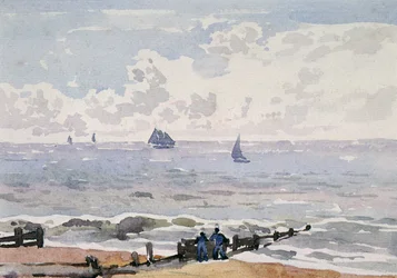 Meereslandschaft vom Strand, Aldeburgh